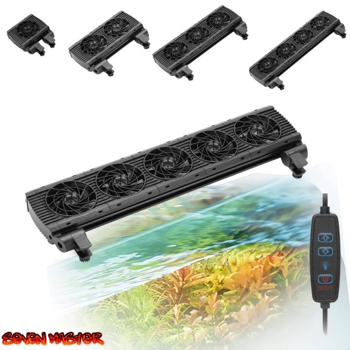 Seven Master Fish Tank Aquarium Aquatic Plant Tank Cooling Fan Wall ...