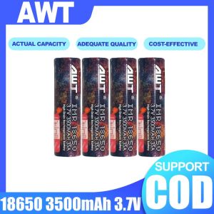 - AWT 3.7V 18650 lithium-ion battery 3500mah 35A rechargeable battery