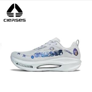 CIERSES C + N กันกระแทกสียอดเยี่ยมใหม่พร้อมแผ่นคาร์บอนความยาวสองชั้นสำหรับรองเท้าวิ่งมาราธอนมืออาชีพ