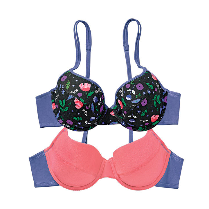 AVON VIELA / LEXI 2pcs Set FLORAL LACE UNDER WIRE PUSH-UP BRA ( (Size ...