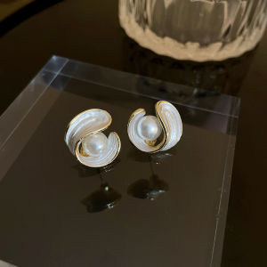 Frascati Bông Tai Dạng Hạt Ngọc Trai Sang Trọng Nhẹ Cổ Điển Mới Trang Sức Đơn Giản Hàn Quốc Hoa Tai Độc Đáo Cá Tính Cho Nữ Dự Tiệc