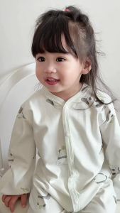 Baby jumpsuit a Cotton-like baby spring and autumn clothing 0-1 Spring Newborn Baby Romper Outwear