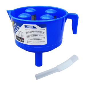 Fuel Funnel for Automobile Portable Gas for Car Refuel Oil Water Separator with Screen
