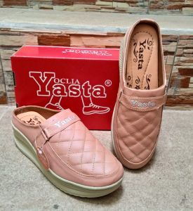 Promo 7.7 Selop wedyesh Putih Casual Wanita Full Putih/Salem Aulia 49 Oclia Yasta