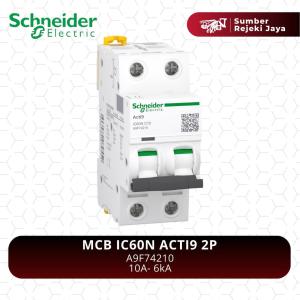 Schneider MCB IC60N ACTI9 2P 10A 6kA | A9F74210