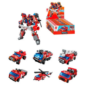 QMAN - 1416 Bộ xếp hình Robot kết hợp Trans Collector - Direct (6 TRONG 1) - lẻ ngẫu nhiên