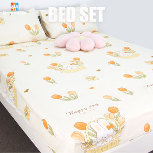 ผ้าปูที่นอนกันไรฝุ่น ผ้าปูที่นอน มี3.5ฟุต/5ฟุต/6ฟุต ชุดผ้าปูที่นอน ผ้าปูที่นอน6ฟุต (รวมปลอกหมอน) รัดมุมรอบเตียง360องศา ไรฝุ่น พร้อมส่ง