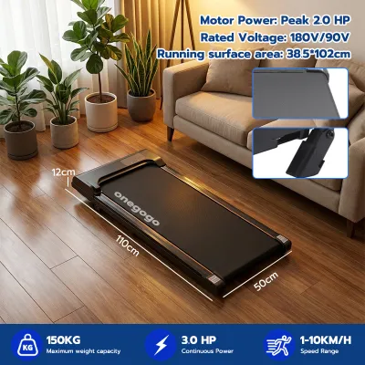 UORRIS Treadmill Foldable 1-16KM Auto Incline Home Use Fitness Electric Home Gym Exercise Equipment