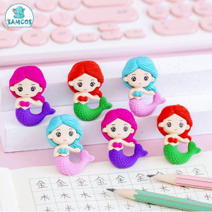 SET 5 Cục tẩy Nàng tiên cá ngộ nghĩnh đáng yêu gôm tẩy học sinh Samcos