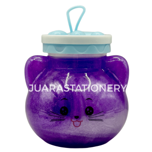 Slime Glitter Botol Cat Warna / Slime Crystal Slime Glitter Kucing Slime Kucing