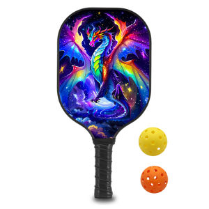 Lightweight Pickleball Paddle with Comfort Grip and Durable Fiberglass surface for Indoor/Outdoor sport racks ID 60625-165445175
