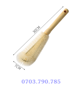 Chổi Cọ Cán Gỗ Cỡ Lớn Rửa Bình Sữa Bình Nước Ly Tách Chai Lọ Thuỷ Tinh