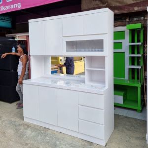 (Free Ongkir) Lemari Sayur 4 Pintu Minimalis / Lemari Dapur / Kitchen Set 4 Pintu