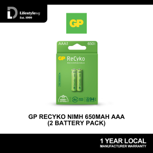 GP ReCyko NiMH 650mAh AAA 2s ECV