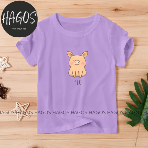 piggy kaos anak lengan pendek cewek cowok laki perempuan katun cotton distro