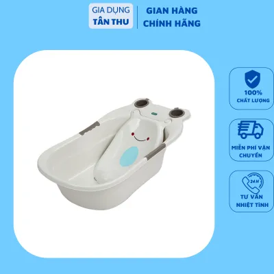 Chậu tắm ếch cho bé - Thau tắm hình con ếch cho em bé trẻ sơ sinh - bồn tắm cho bé nhựa Việt Nhật Hokori Cao Cấp