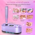 Nail Drill Electric File: 40000RPM Professional E File Kit E File Machine Filer for Shaping, Buffing, Removing Acrylic Gel Nails, Manicure Pedicure Kit with 12Pcs Nail Bits, Home Salon Use. 