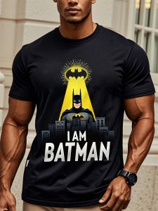 Justice League  Graphic print T-Shirt for men Tee with Funny High Quality Design Casual Short Sleeve Shirt for All Seasons