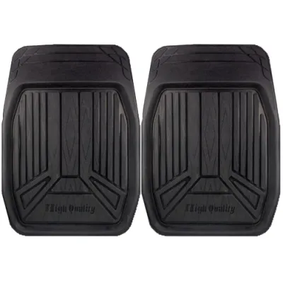 K-RUBBER ถาดยางปูพื้นรถยนต์ สำหรับรถเก๋งเล็ก ECO CAR คู่หน้า 2ชิ้น