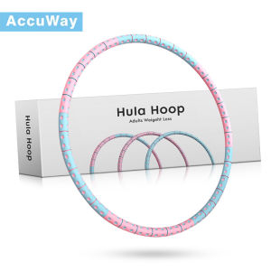 AccuWay Fitness exercise hula hoop foam adult thin waist fitness adjustable hula hoop