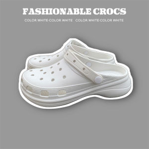 WomenS Slippers Same Style As On Xiaohongshu Thick-Soled Cross Clogs For Outdoor Wear Summer DIY Closed-Toe Sandals WomenS Non-Slip Slippers