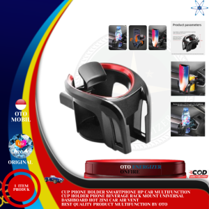 Cup Phone Holder Car Smartphone HP AC Dashboard Hot 2in1 Car Air Vent