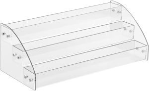 Clear Acrylic Stand 3 layer 6 layer Tiers Cosmetic Organizer Lipstick Jewelry Nail Polish
