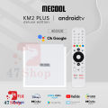 Android TV Box MECOOL KM2 Plus Deluxe - Netflix 4K, AndroidTV 11, 4GB-32GB, Wifi 6, LAN 1Gbps. 