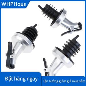 WHPHous 3 cái thép không gỉ rượu chai Stopper rượu chai pourer Stopper Dispenser