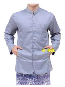 Baju Muslim Pria / Koko Safari / Jasko Tangan Panjang / Koko Semi jass Saku Samping