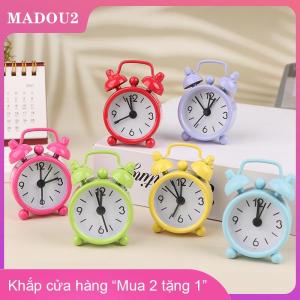 [COD] MADOU2 1PC sáng tạo thạch anh Vòng đồng hồ báo thức 4cm mini Kim Loại nhỏ đồng hồ báo thức di động máy tính để bàn trang trí nhà