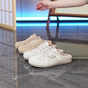 [Free Shipping] Retro Closed-Toe Slip-On Mules For Women 2026 Spring New Versatile Lazy Slip-Ons K3903