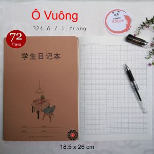 Vở Luyện Viết Chữ Hán Giang Nam Thi Tập Luyện Viết Tiếng Trung Nhật Hàn Siêu Dày 72 Trang