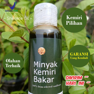 Minyak Kemiri Bakar Premium 100ml - Penumbuh Rambut Alami & Pembersih Ketombe