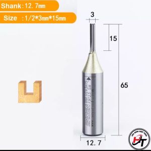 Dao phay CNC mũi cắt CNC gỗ ARDEN 2 me  3 cánh Thẳng TCT 3mm 4mm 5mm 6mm 8mm MCCNC-AD