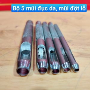 Cây đục lỗ Dụng cụ đục lỗ tròn Size 3-4- 5-6-8mm thương hiệu Rebell chât liệu Bằng thép trắng Sắc bén Hàng nhập loại tốt Dùng để đục lỗ trên thắt lưng đồ da vải  bạt HDPE bạt hiflex  bạt quảng cáo ... tạo nên lỗ đục sắc nét và chính xác.- CH Nam