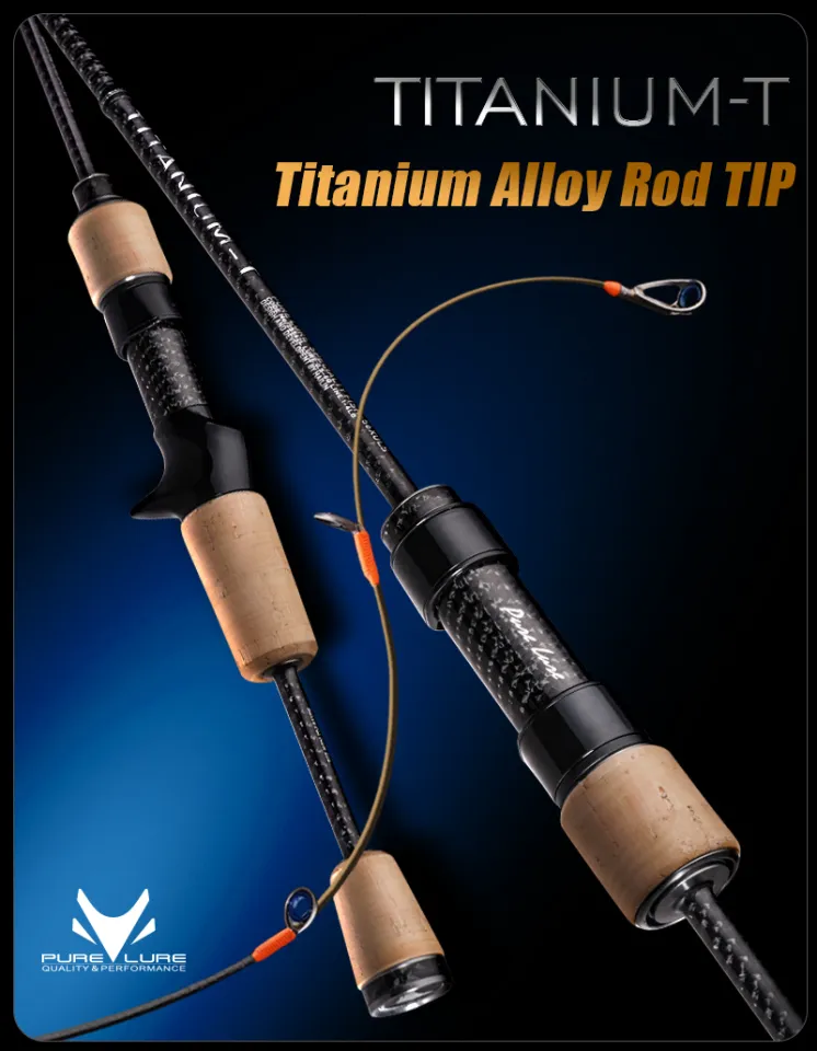 PURELURE TITANIUM-T XUL BFS Rod 0.5-6g Bait Weight 5FT 6FT Perch
