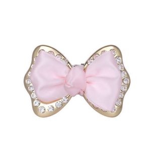 Aold8 1 Phụ kiện PC cao gót cô dâu giày trang trí Clip Bow Ribbon kẹp quyến rũ khóa sáng bóng Clip