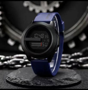 Mens Watches Rubber Digital WaterProof Led Watch Date Alarm Clock Luminous Sports Watches W17