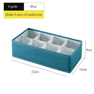 Underwear Organizer Sock Organizer Underwear Organizer Bra Organizer Drawer Organizer Cloth with Zipper Foldable 6/7/8/24 Grids