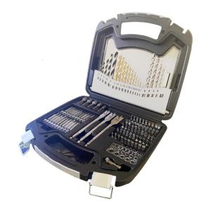 100 cái Bộ khoan nhỏ bộ tuốc nơ vít với trường hợp thực hiện Bộ combo cho gỗ kim loại xi măng khoan và screwdriving