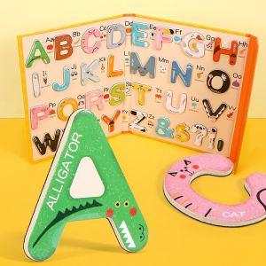 [HCM]QUYỂN SÁCH GỖ NAM CHÂM TỪ TÍNH HỌC ALPHABET TIẾNG ANH (MAGNETIC ALPHABET BOOK COGNITIVE)