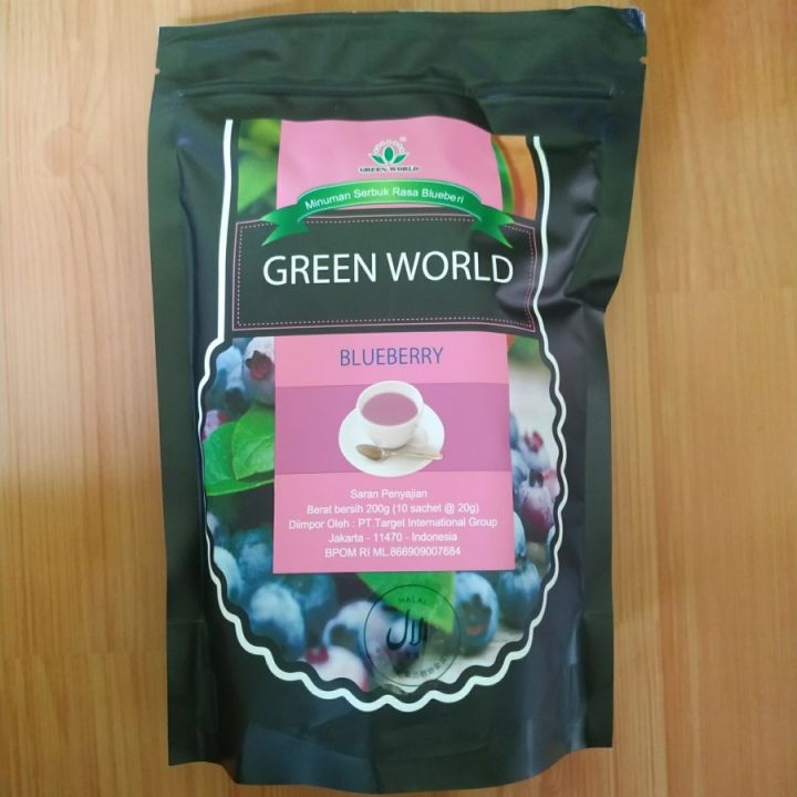 Green World Super Nutrition Nutrimax Blueberry Detoks Racun Narkoba