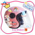 1-8 Years Old Pink Motorcycle Toddler Girls Small Size Helmet for Kids Half face Motors Helmets. 