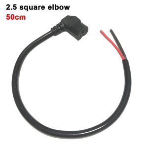WENYOU Đường cong khuỷu 2.5 vuông/Đường thẳng 2.5 vuông Cổng sạc xe đạp điện Dây nguồn hai lõi Đen Xe ba bánh điện lõi đồng Chất lượng cao Phích cắm chữ T A