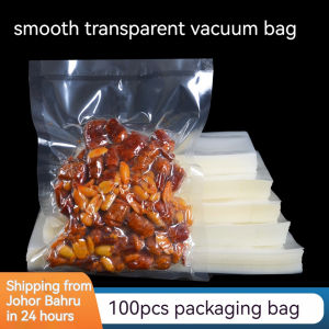 100pcs Food Vacuum Plastic Bag Kitchen Sealer Bag Food Vacuum Packaging Bag Vacuum Sealer Vacuum Bag Food Bag