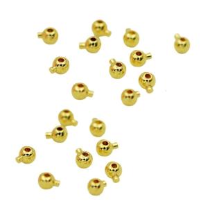 Set of 20 Round Bracelet Connector Clasps Positioning Bead for Necklaces Fashionable Spacer Beads for Jewelry Making