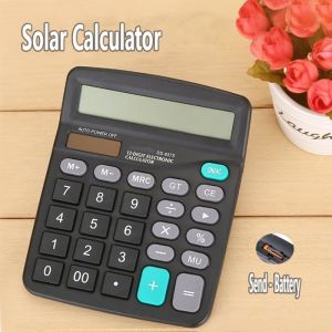 Electronic Calculator 12 Digit Display Multi-functional Big Button for Business Office School