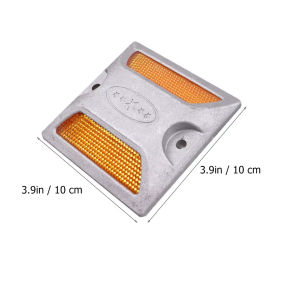 Aluminum Reflective Road Stud Traffic Safety Ground Marker Professional Reflector