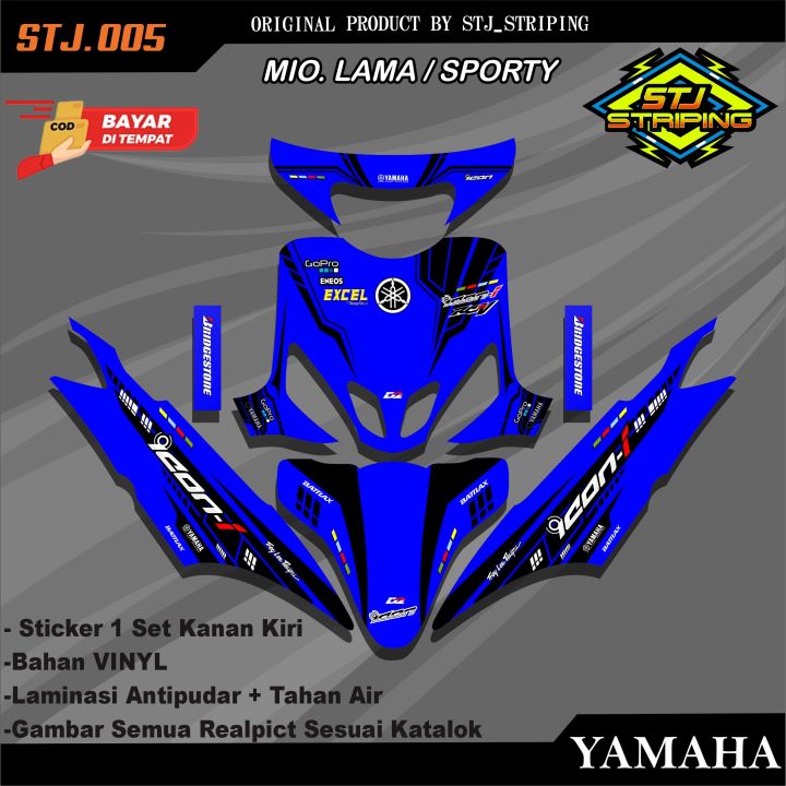 Stiker Decal MIO SPORTY/LAMA - striping Dekal MIO SPORTY/LAMA Full body ...